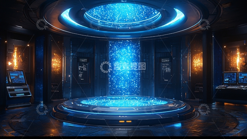 高清大图下载【趣麦麦图】未来科技感传送门