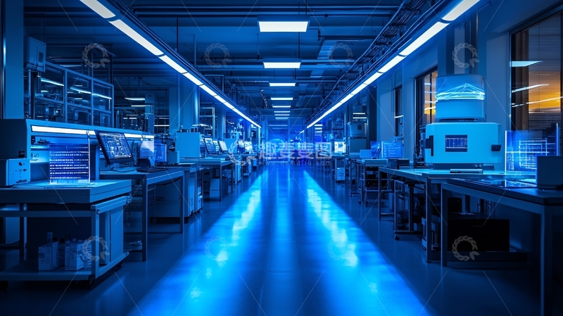 高清大图下载【趣麦麦图】未来感十足的实验室