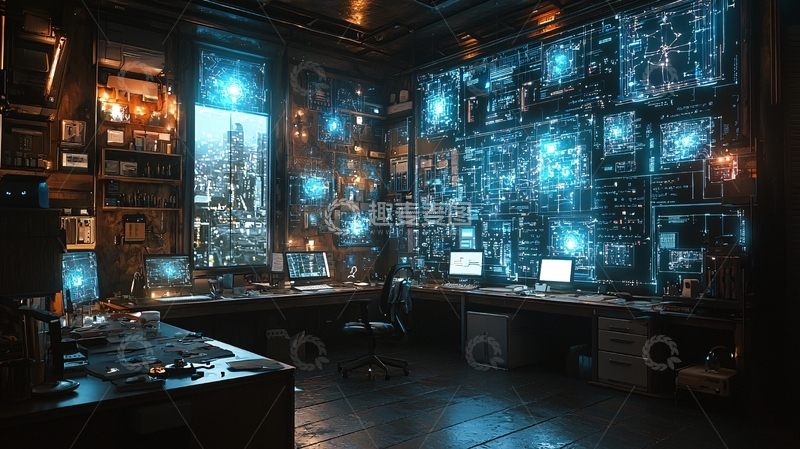 高清大图下载【趣麦麦图】控制室