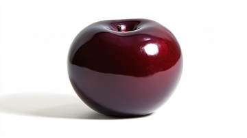 深红色光滑苹果