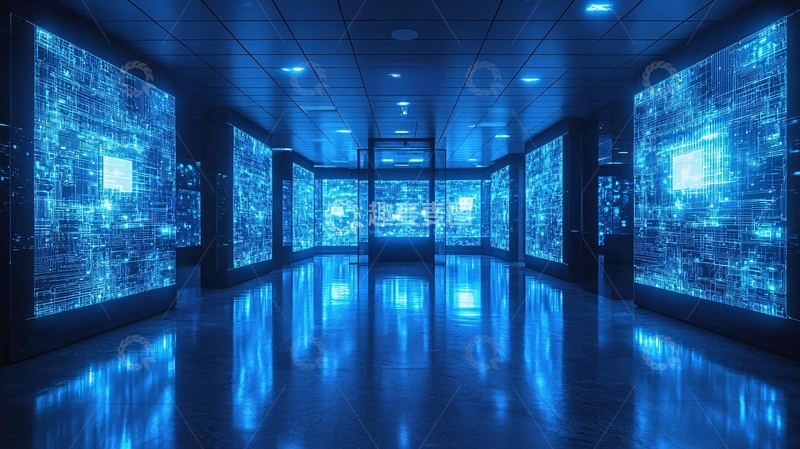高清大图下载【趣麦麦图】科技感十足的数据中心