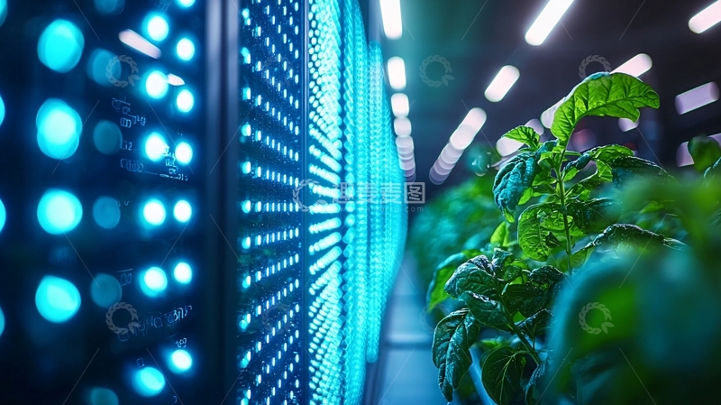 高清大图下载【趣麦麦图】科技感农业未来