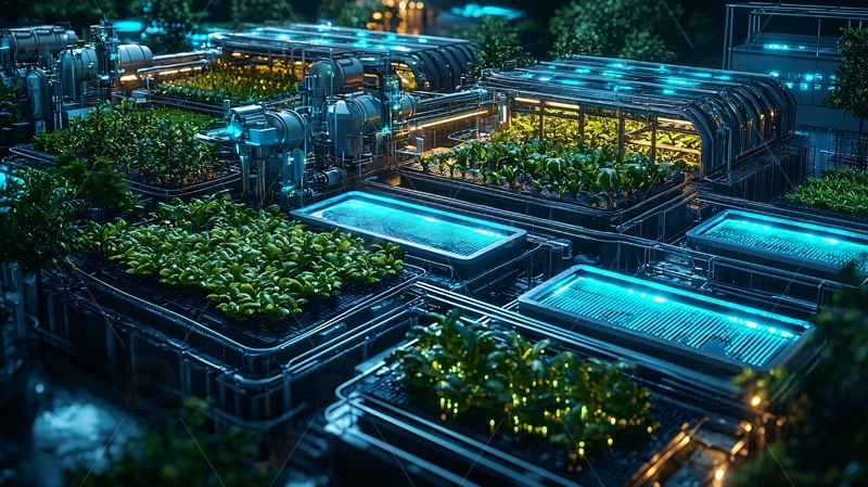 未来城市中的垂直农场