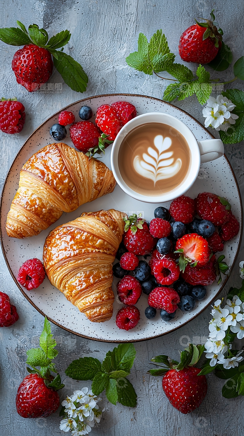 高清大图下载【趣麦麦图】精致早餐