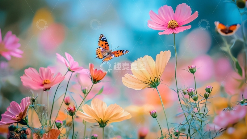 高清大图下载【趣麦麦图】梦幻花田