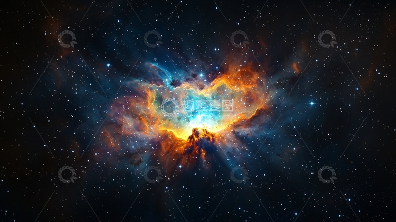 高清大图下载【趣麦麦图】宇宙星云色彩绚丽