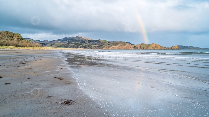 高清大图下载【趣麦麦图】彩虹海滩风景