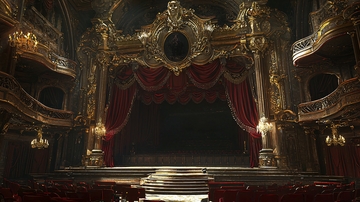 奢华剧院舞台背景