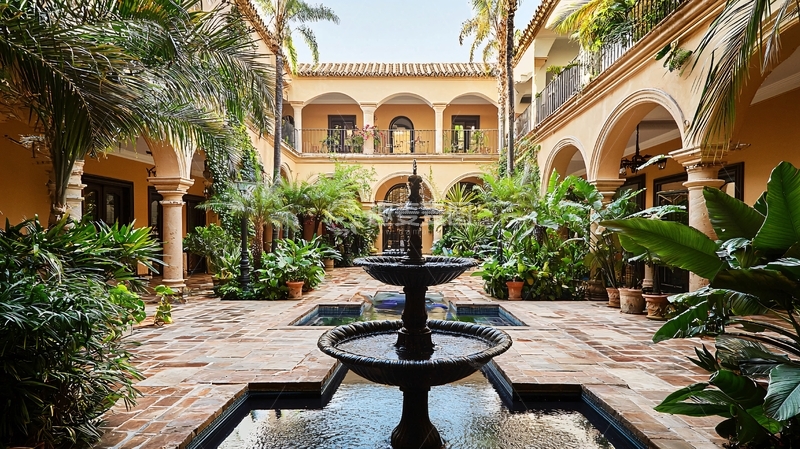 高清大图下载【趣麦麦图】西班牙庭院别墅