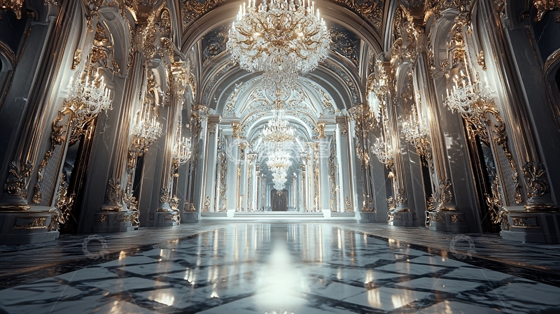 高清大图下载【趣麦麦图】奢华宫殿内部高清图