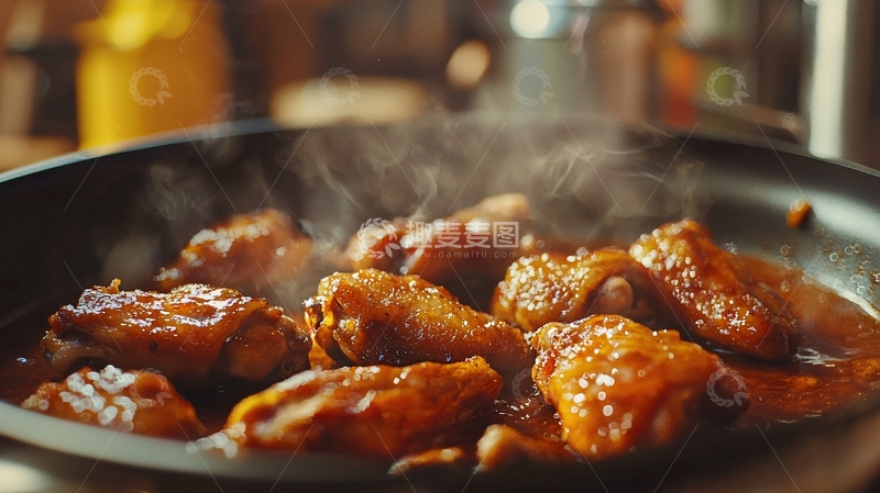 高清大图下载【趣麦麦图】香喷喷的鸡翅