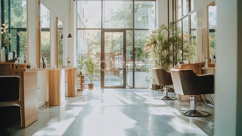 高清大图下载【趣麦麦图】明亮简约现代化美发沙龙