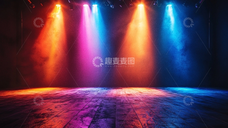 高清大图下载【趣麦麦图】舞台灯光效果绚丽