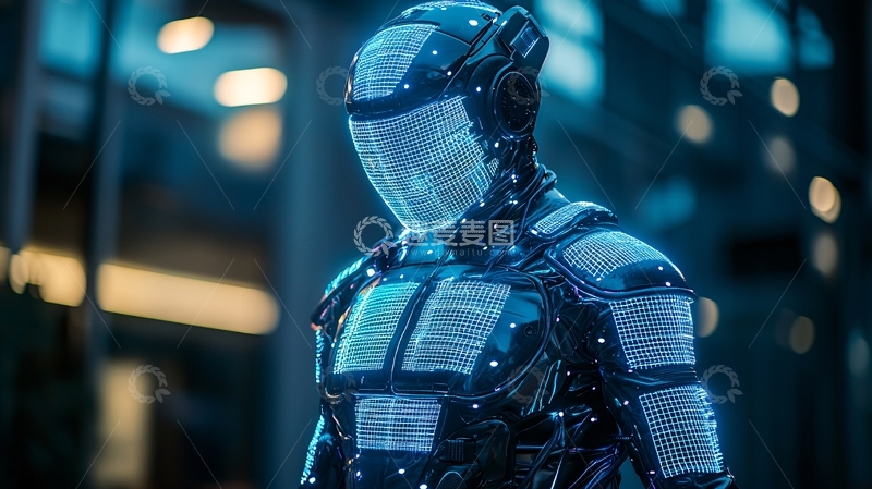 高清大图下载【趣麦麦图】未来战士