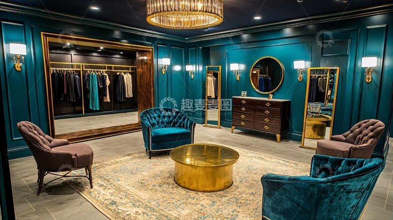 高清大图下载【趣麦麦图】奢华高端私人衣帽间