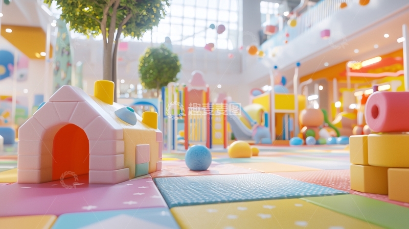 高清大图下载【趣麦麦图】室内儿童乐园