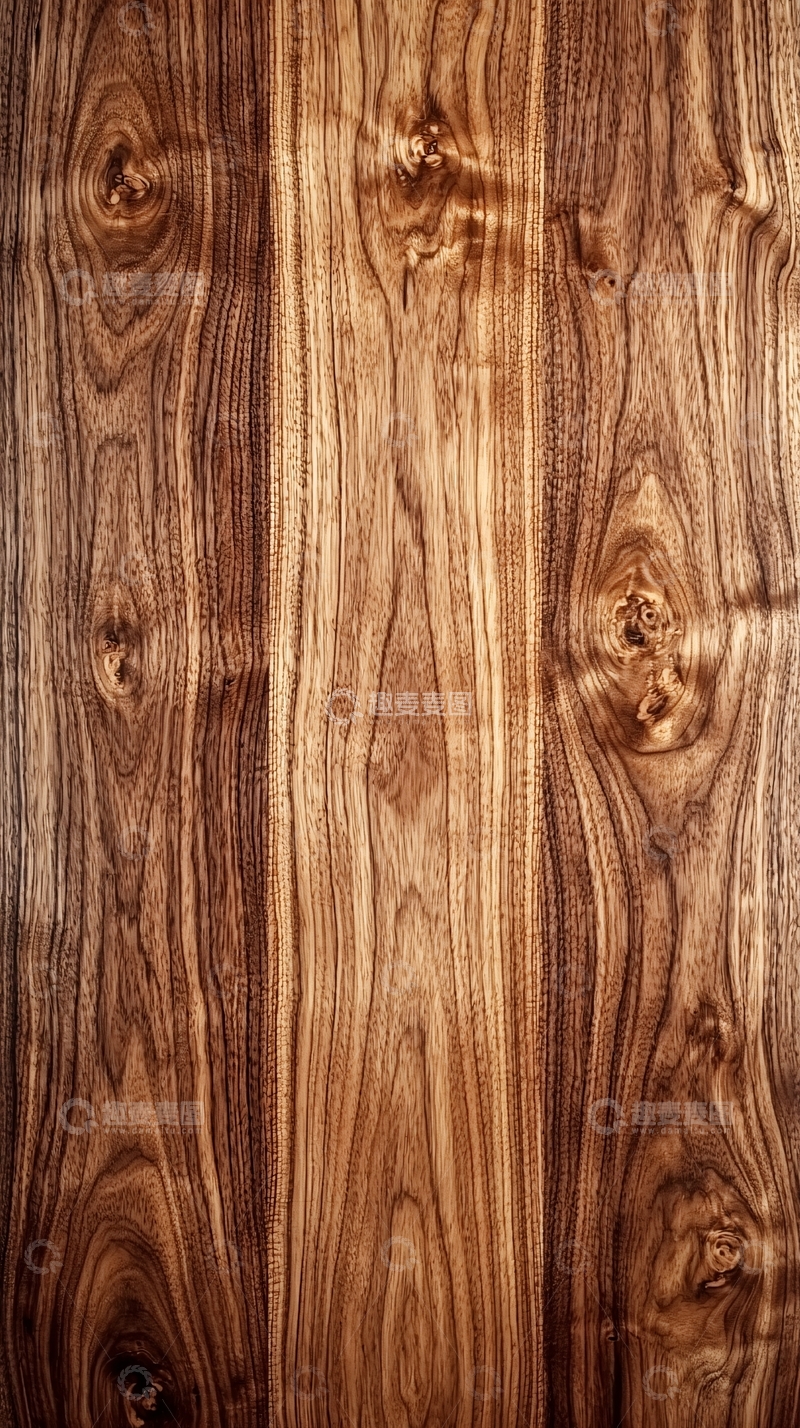 高清大图下载【趣麦麦图】棕色木纹理纵向排布特写