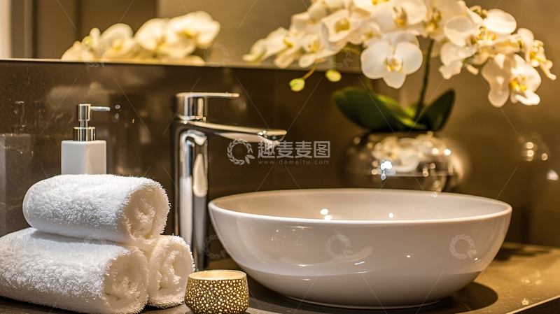 高清大图下载【趣麦麦图】高端酒店洗漱台