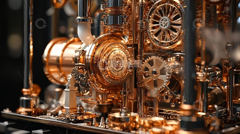 高清大图下载【趣麦麦图】精细复杂的机械装置