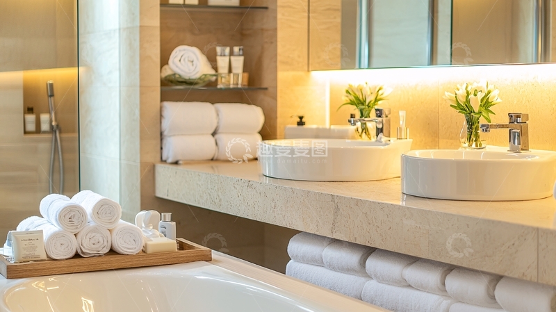 高清大图下载【趣麦麦图】现代简约风格浴室
