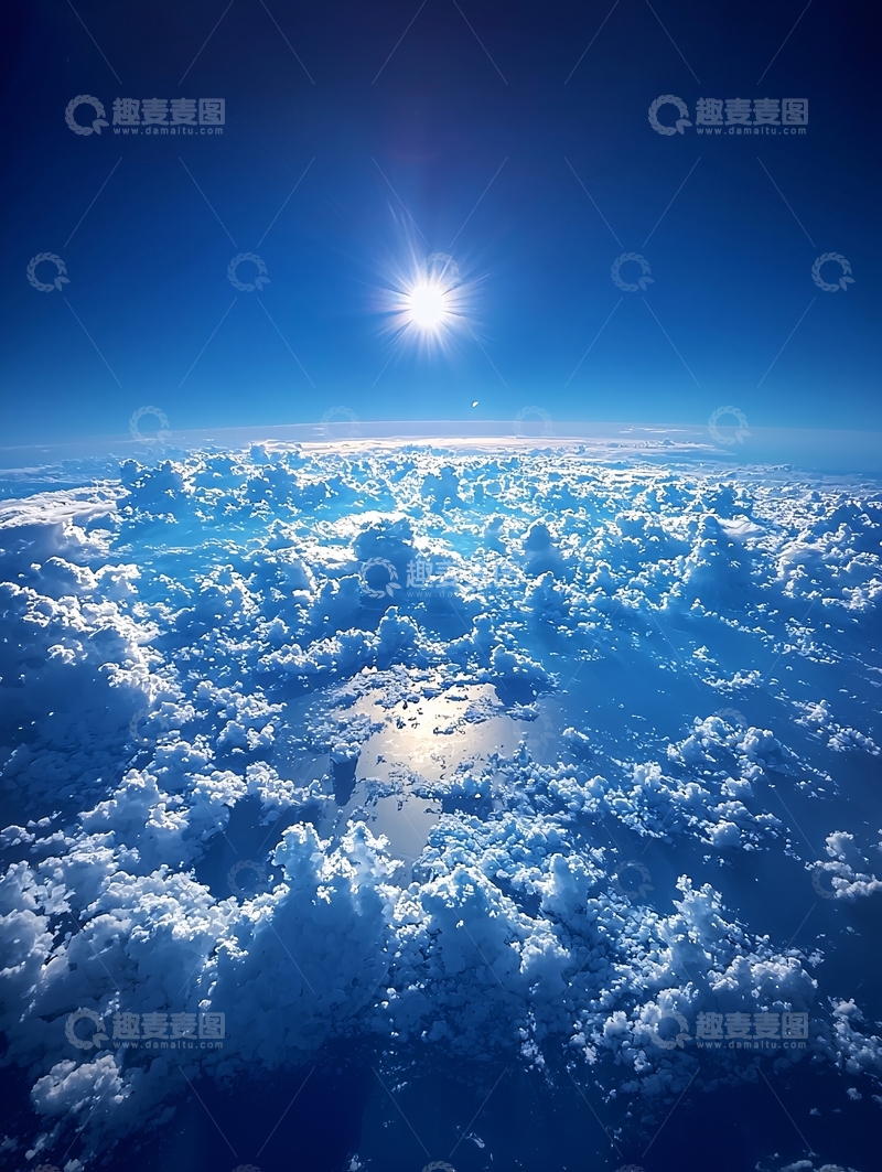 高清大图下载【趣麦麦图】云海上的阳光明媚