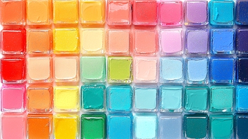 彩色指甲油色板