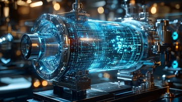 未来科技感机械装置