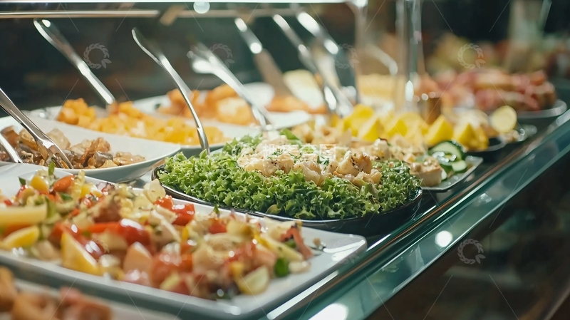 高清大图下载【趣麦麦图】自助餐美食展示