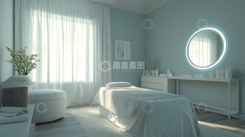 高清大图下载【趣麦麦图】简约轻奢美容室