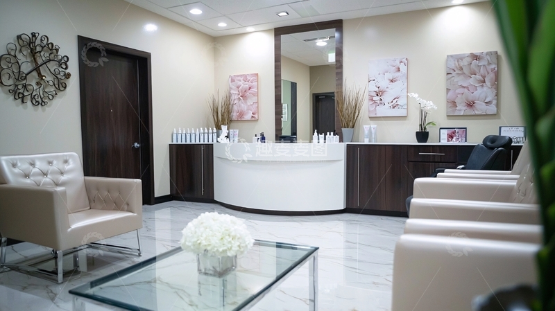 高清大图下载【趣麦麦图】高端美容院候诊区