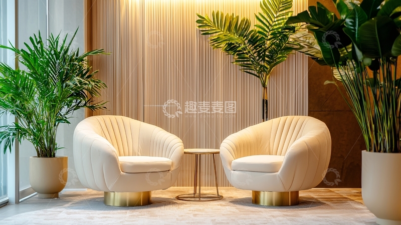 高清大图下载【趣麦麦图】现代简约风格休闲区