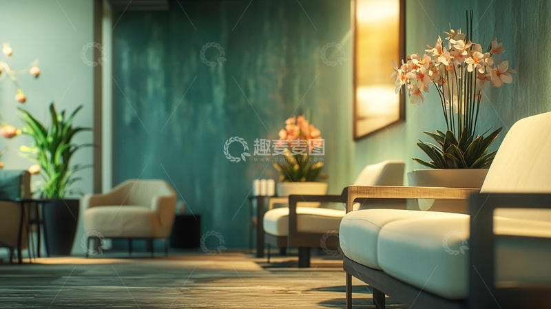 高清大图下载【趣麦麦图】现代风格休闲候车室