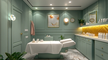 高级美容院装修设计