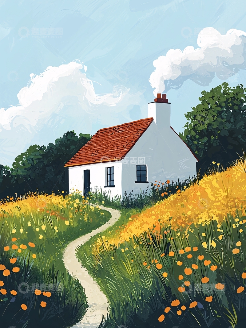 高清大图下载【趣麦麦图】田园小屋