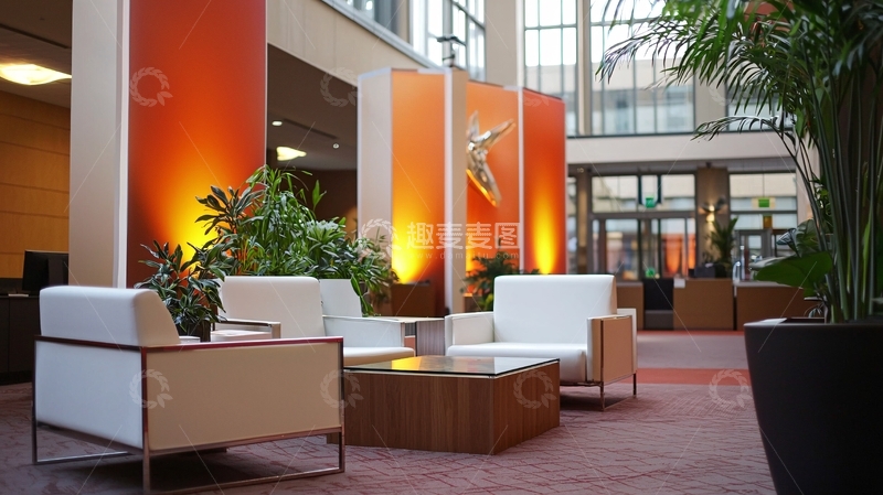 高清大图下载【趣麦麦图】现代化酒店大堂