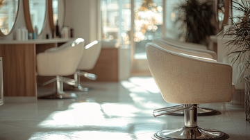 现代简约理发店室内