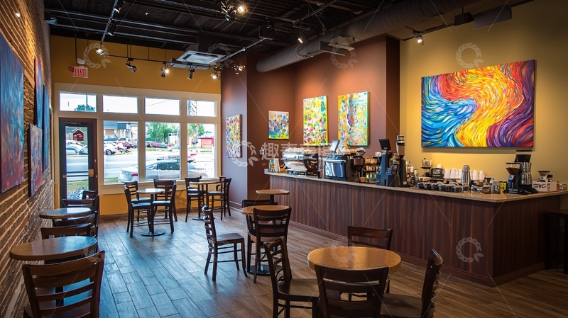 高清大图下载【趣麦麦图】咖啡馆室内装饰