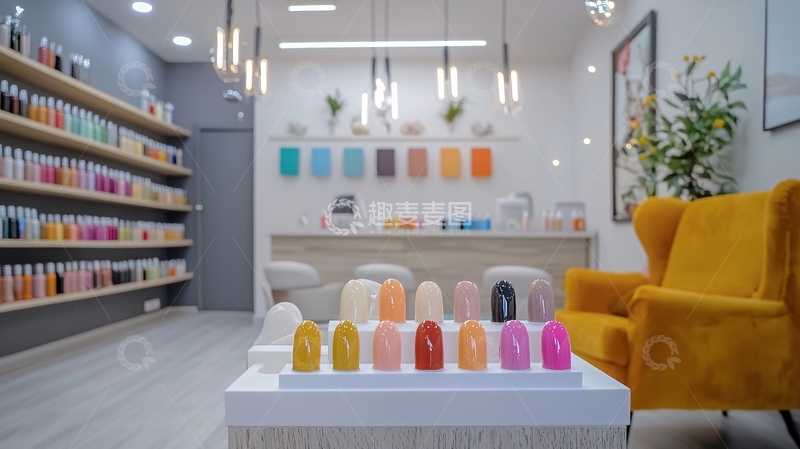 高清大图下载【趣麦麦图】现代简约美妆店