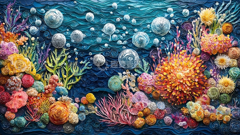 高清大图下载【趣麦麦图】海底世界色彩斑斓