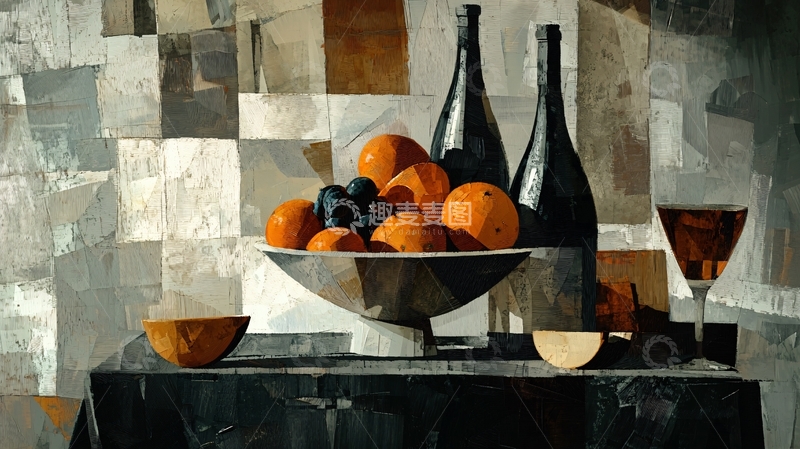 高清大图下载【趣麦麦图】静物油画