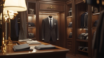 高端男士衣帽间