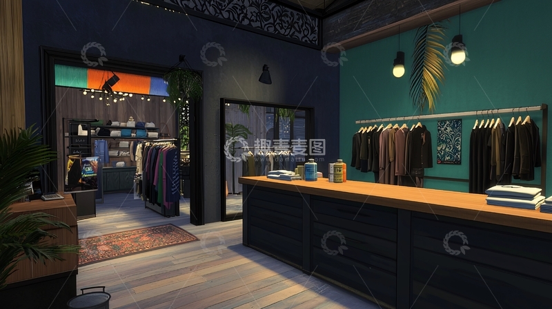 高清大图下载【趣麦麦图】时尚男装店