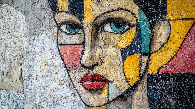 高清大图下载【趣麦麦图】抽象女性肖像