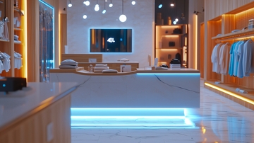 现代简约服装店设计