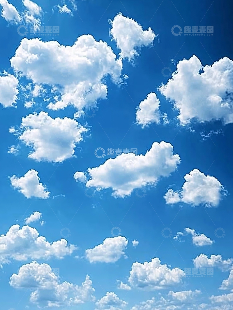 高清大图下载【趣麦麦图】蓝天白云