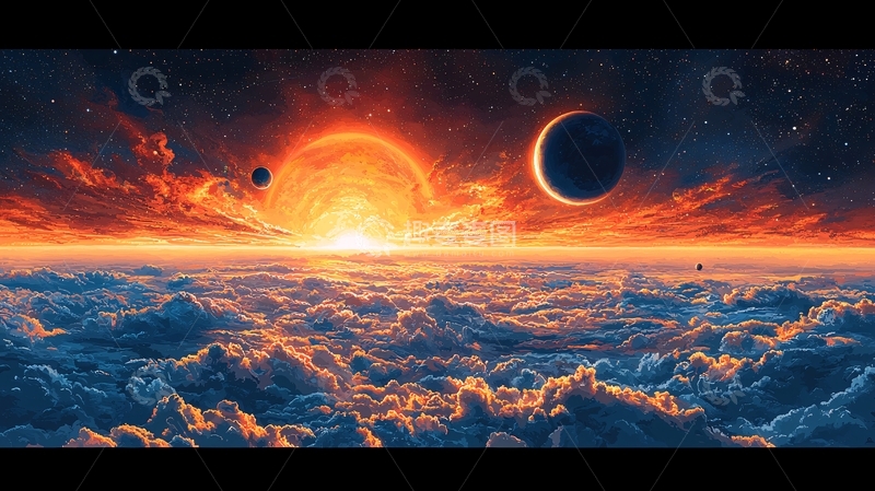 高清大图下载【趣麦麦图】壮丽宇宙景象