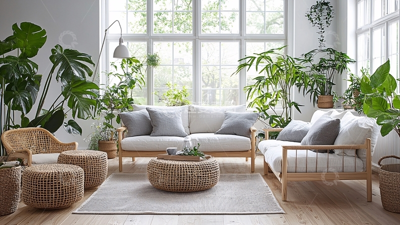 高清大图下载【趣麦麦图】采光好的客厅