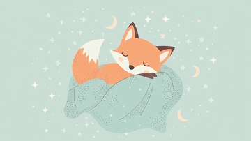 睡觉的小狐狸