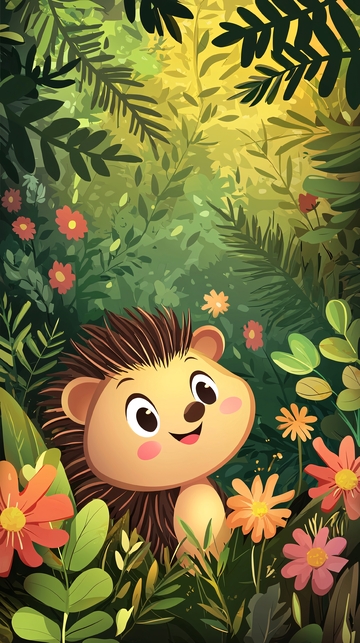 森林里的小刺猬