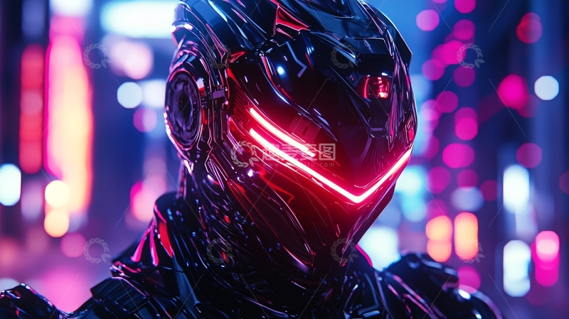 高清大图下载【趣麦麦图】未来科技感盔甲